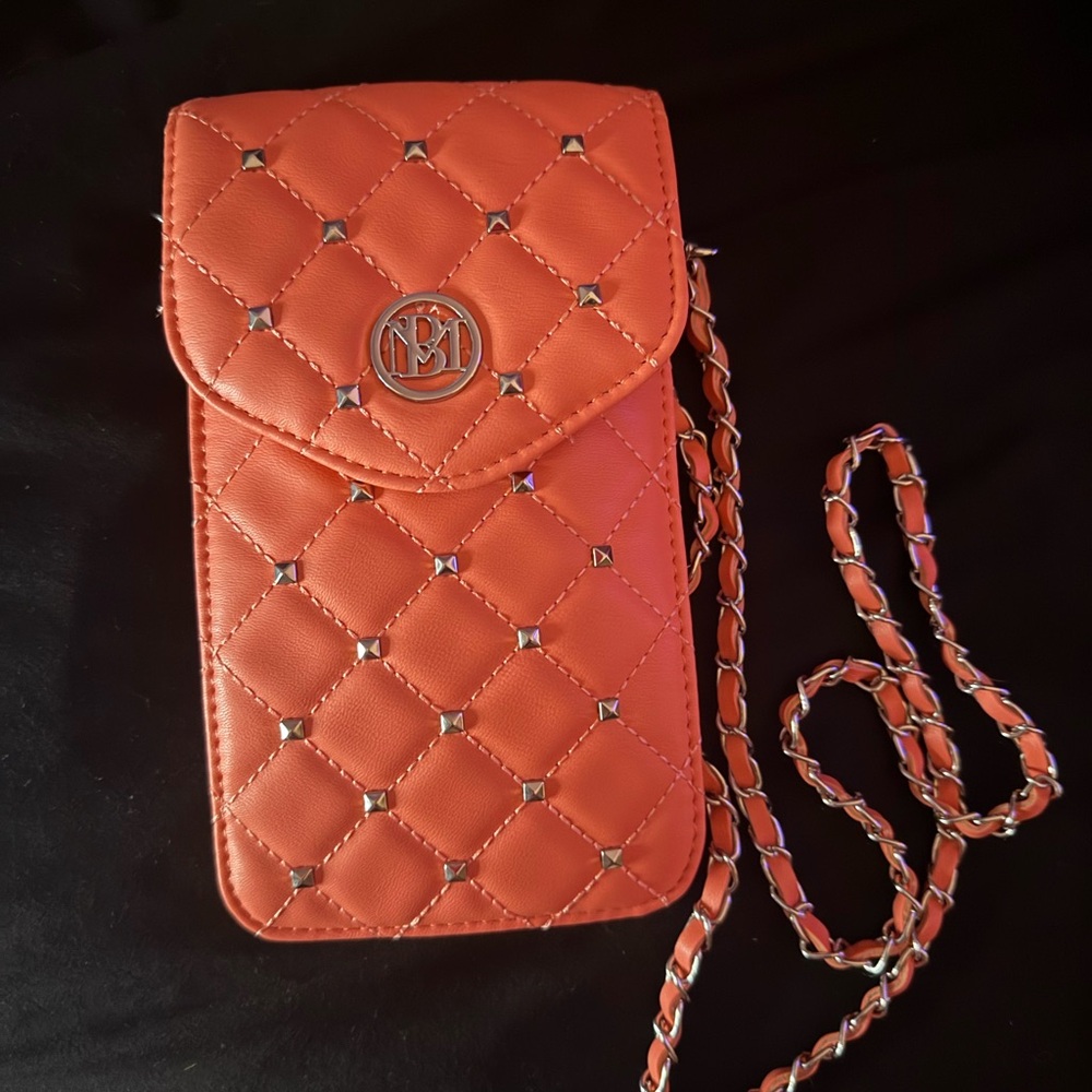 Badgley Mischka Orange Crossbody Bag